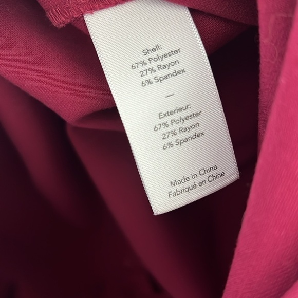 Likely Packard Dress in Raspberry One-Shoulder Fitted Cocktail Party Size 12 - Picture 8 of 9